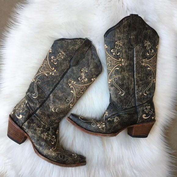 circle g by corral embroidered cowboy boot
